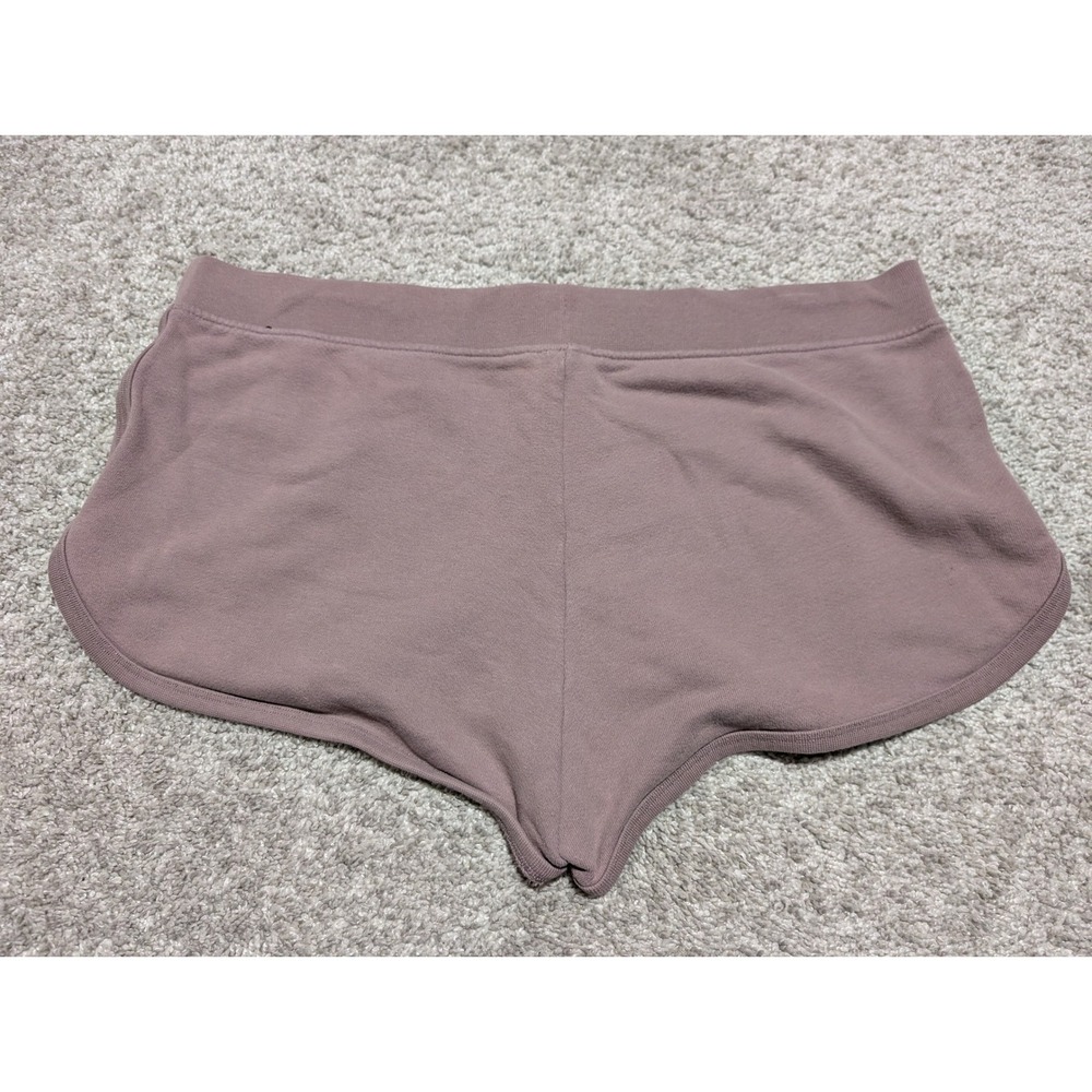 Victoria Sport Shorts Womens L Mauve Purple Dolphin Drawstring Lounge Athletic - Picture 7 of 7